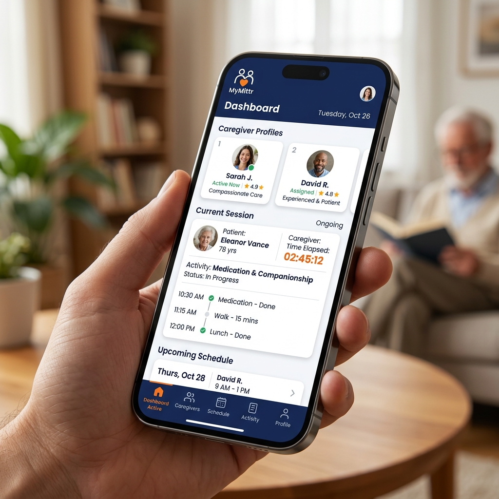 MyMittr Mobile App interface preview
